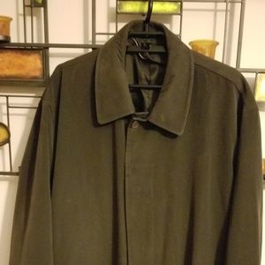 Calvin Klein Brown Overcoat for Men